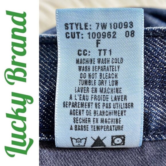 LUCKY BRAND Classic Rider Bootcut Mid Rise Jeans, Size 8 - Picture 10 of 14